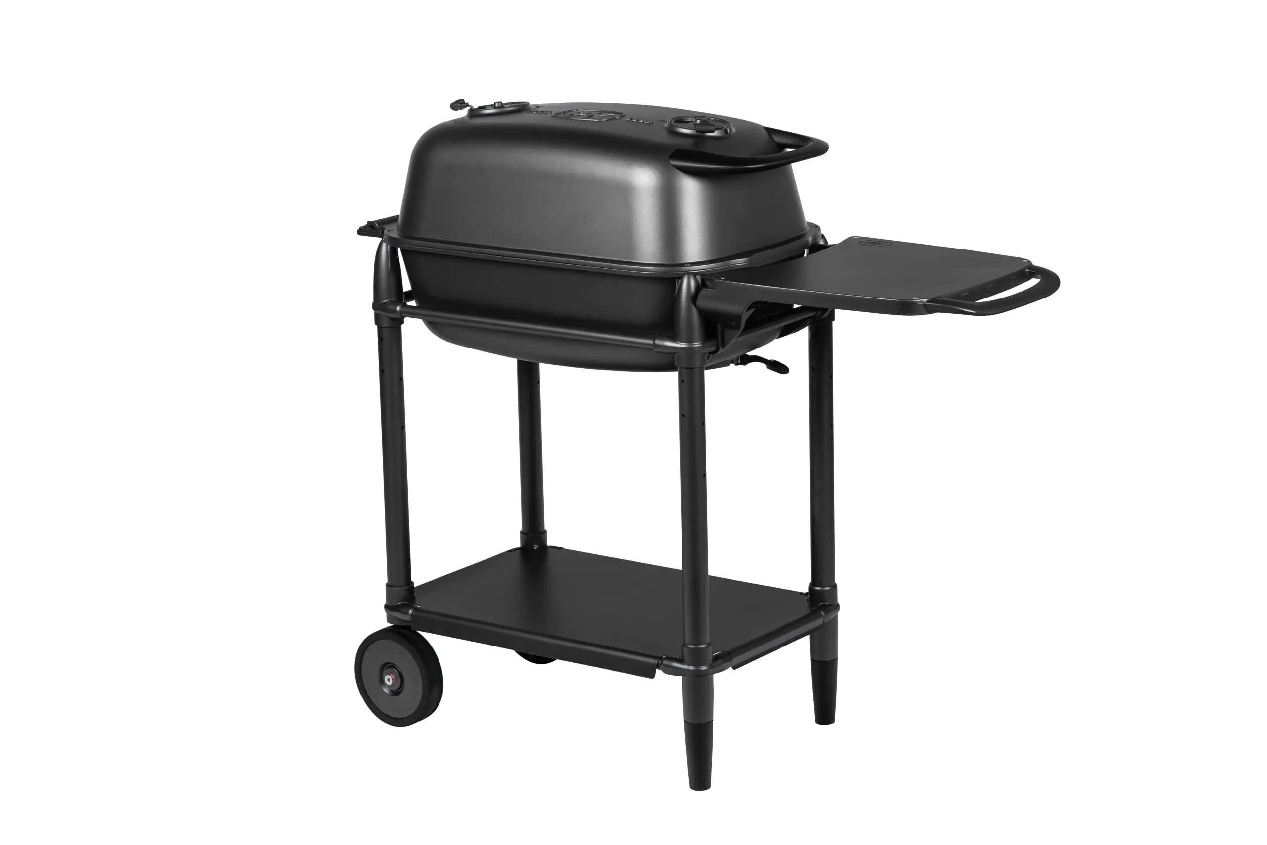 PK Grills Charcoal BBQ Grill and Smoker, PK300-BCX Cast Aluminum Portable Outdoor Barbeque Grill for Camping, Grilling, Graphite/Black, Premium