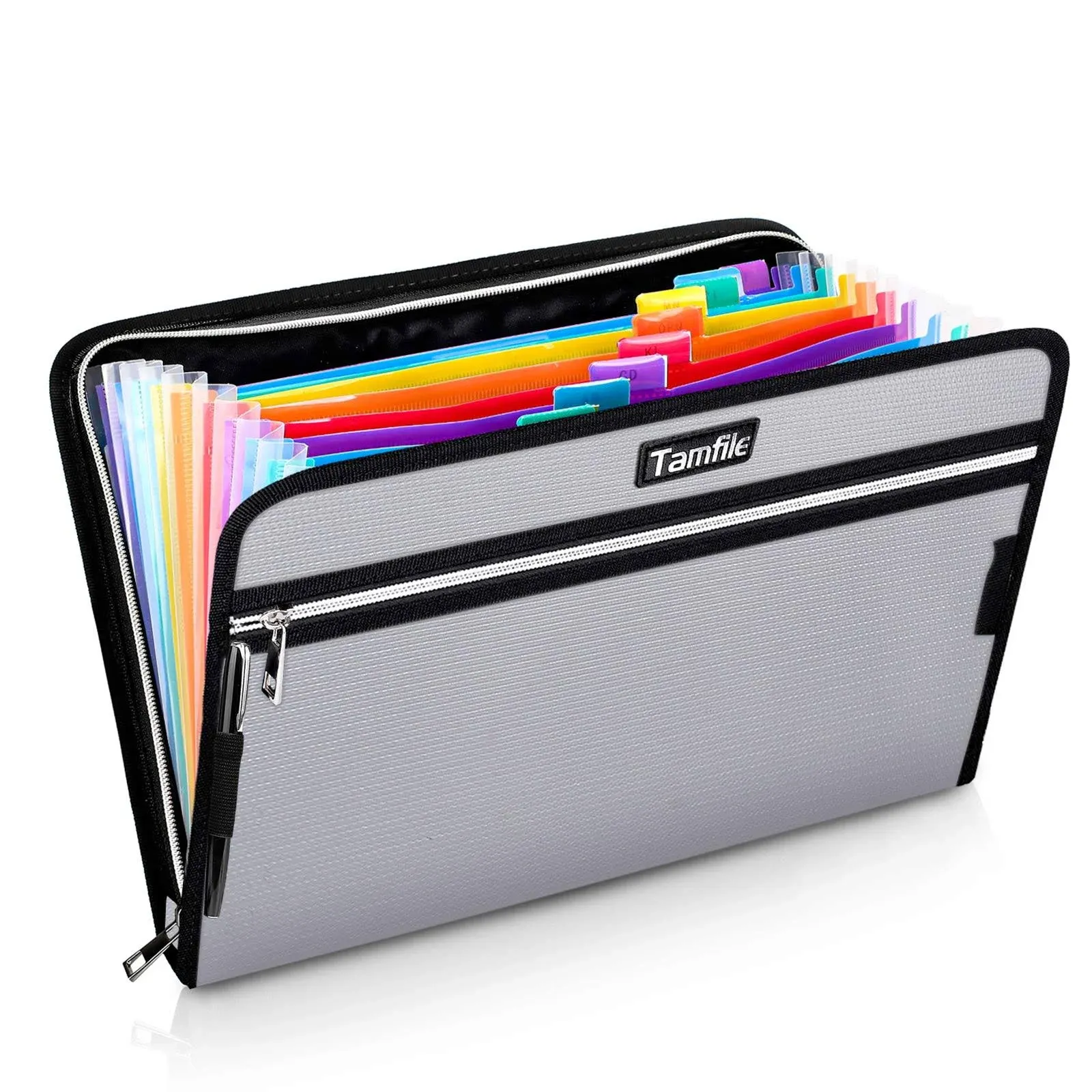 Fireproof Safe Waterproof Accordion File Bag Folder Expanding Filing Folder with