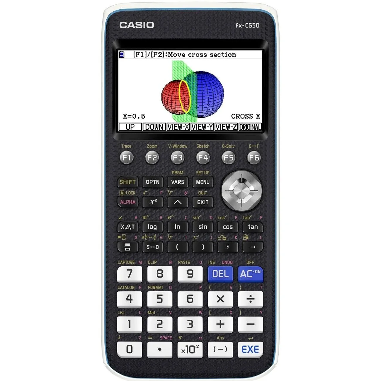 Casio FX-CG50 Color Graphing Calculator, Natural Textbook Display, Black