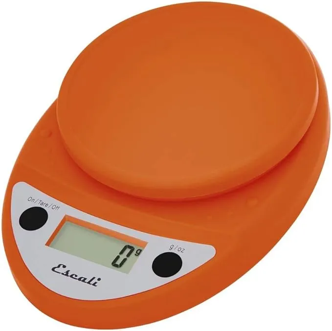 Escali Primo Digital Food Scale - Pumpkin Orange