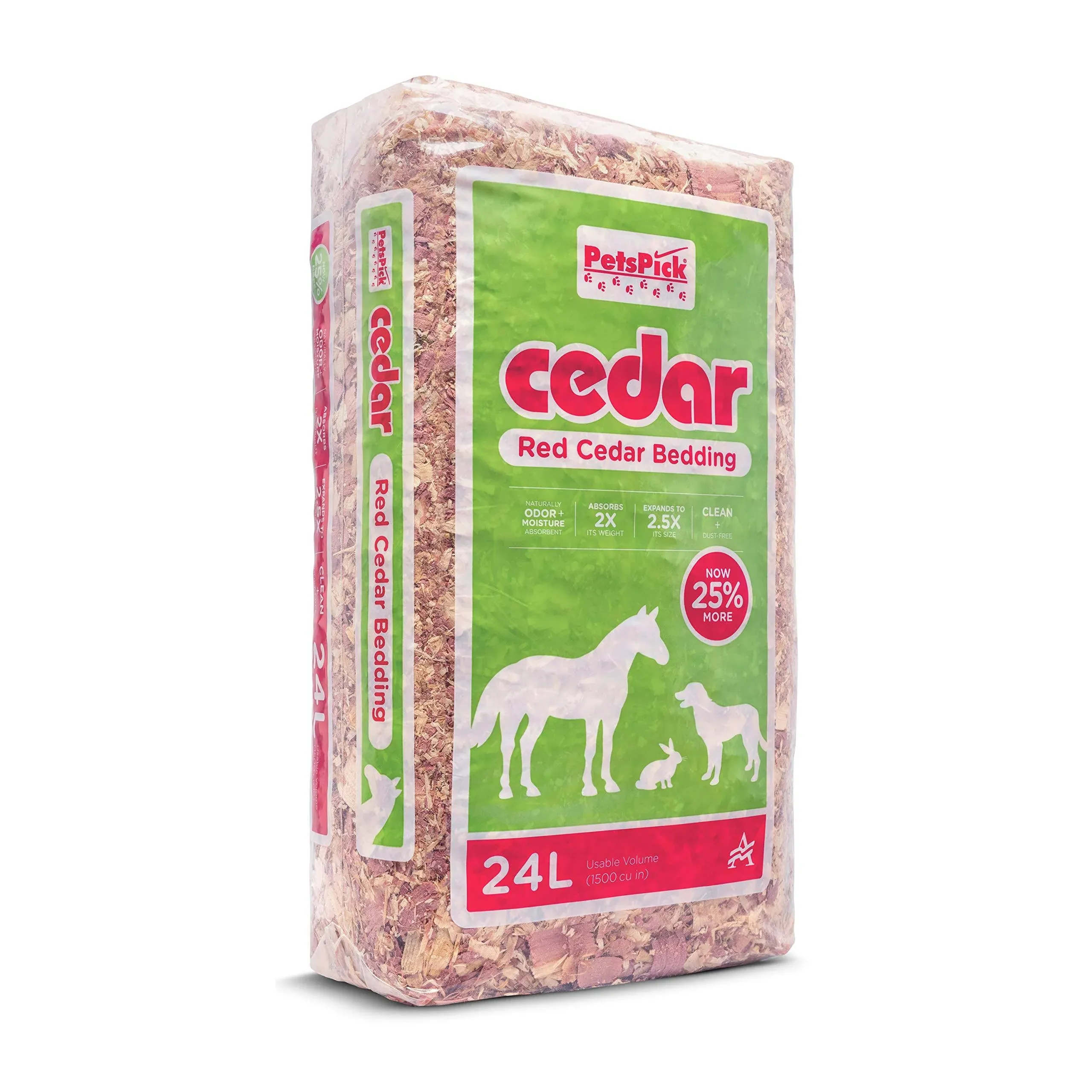 PetsPick Red Cedar Bedding 24 L