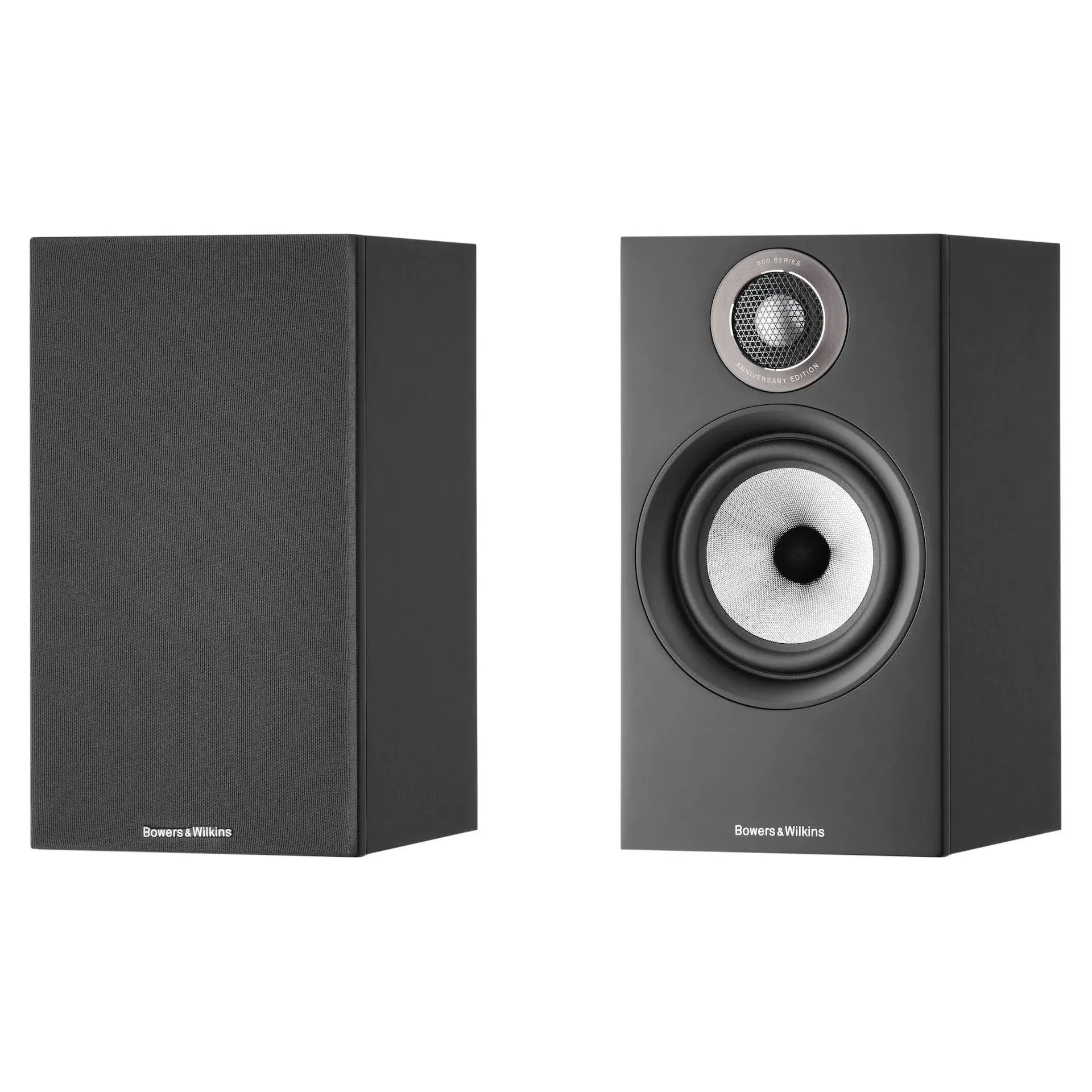 Bowers & Wilkins 607 S2 Anniversary Edition Bookshelf Speakers - Black - Pair