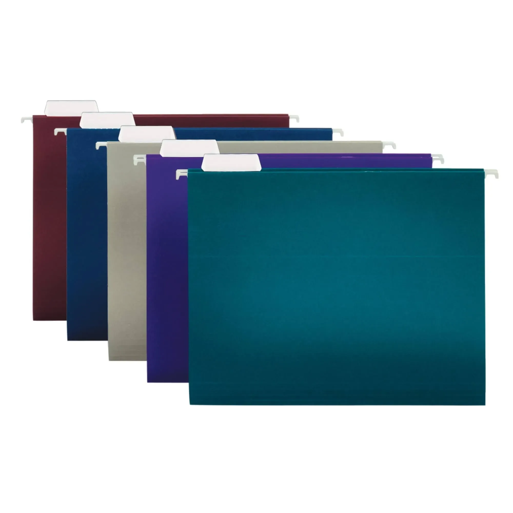 Office Depot 2-Tone Hanging File Folders, 1/5 Cut, 8 1/2in. x 11in, Letter size ...