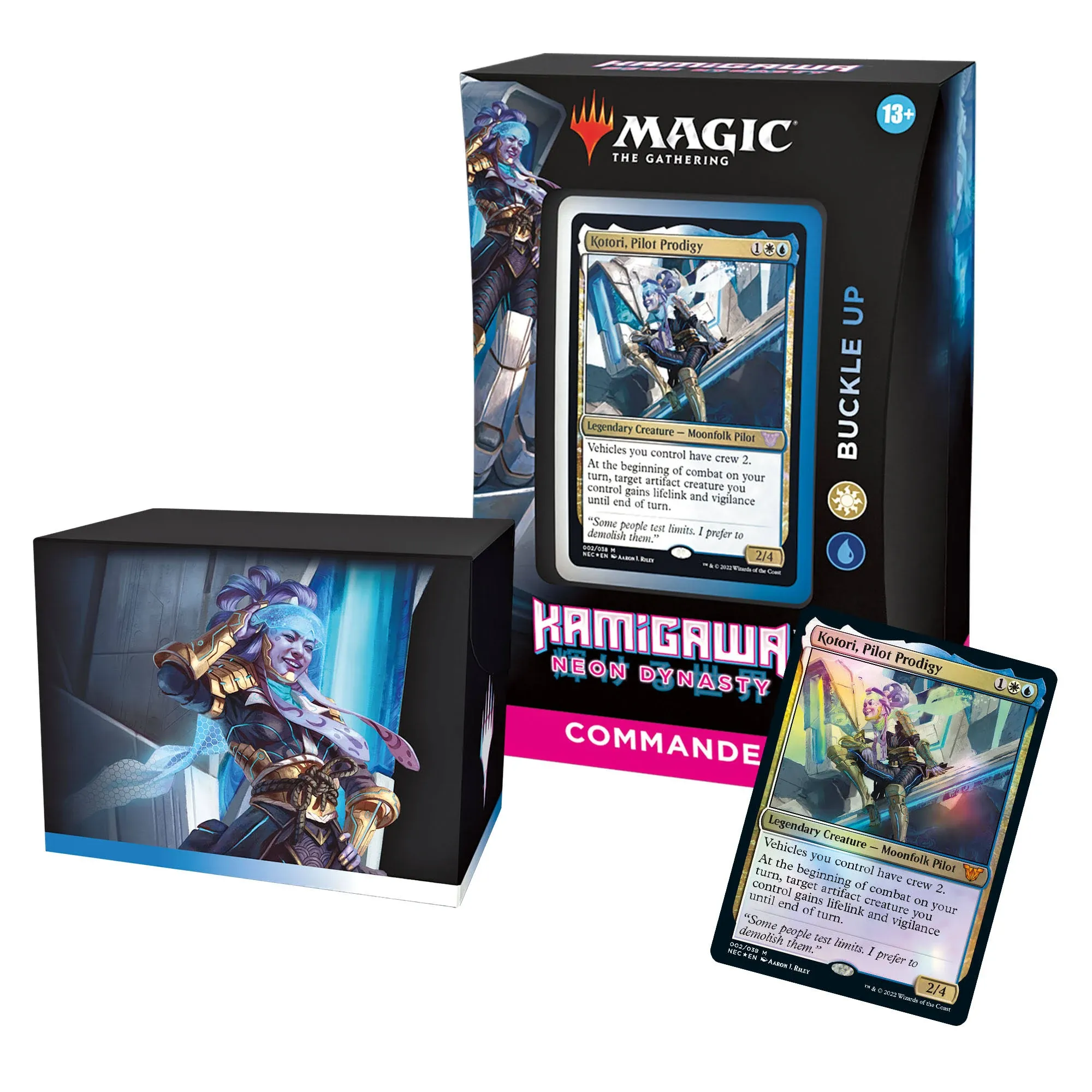 Magic The Gathering Kamigawa : Neon Dynasty Commander Deck Buckle Up