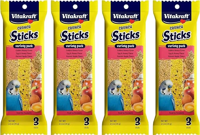 Vitakraft Crunch Sticks Variety Pack Parakeet Treats