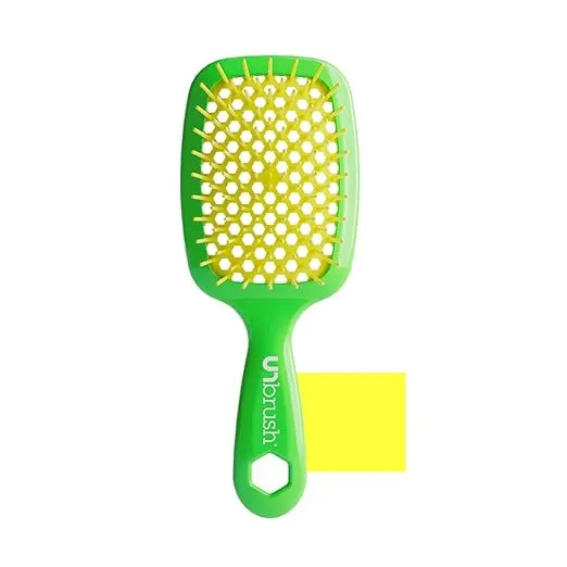 Unbrush Detangling Hair Brush, Neon Green