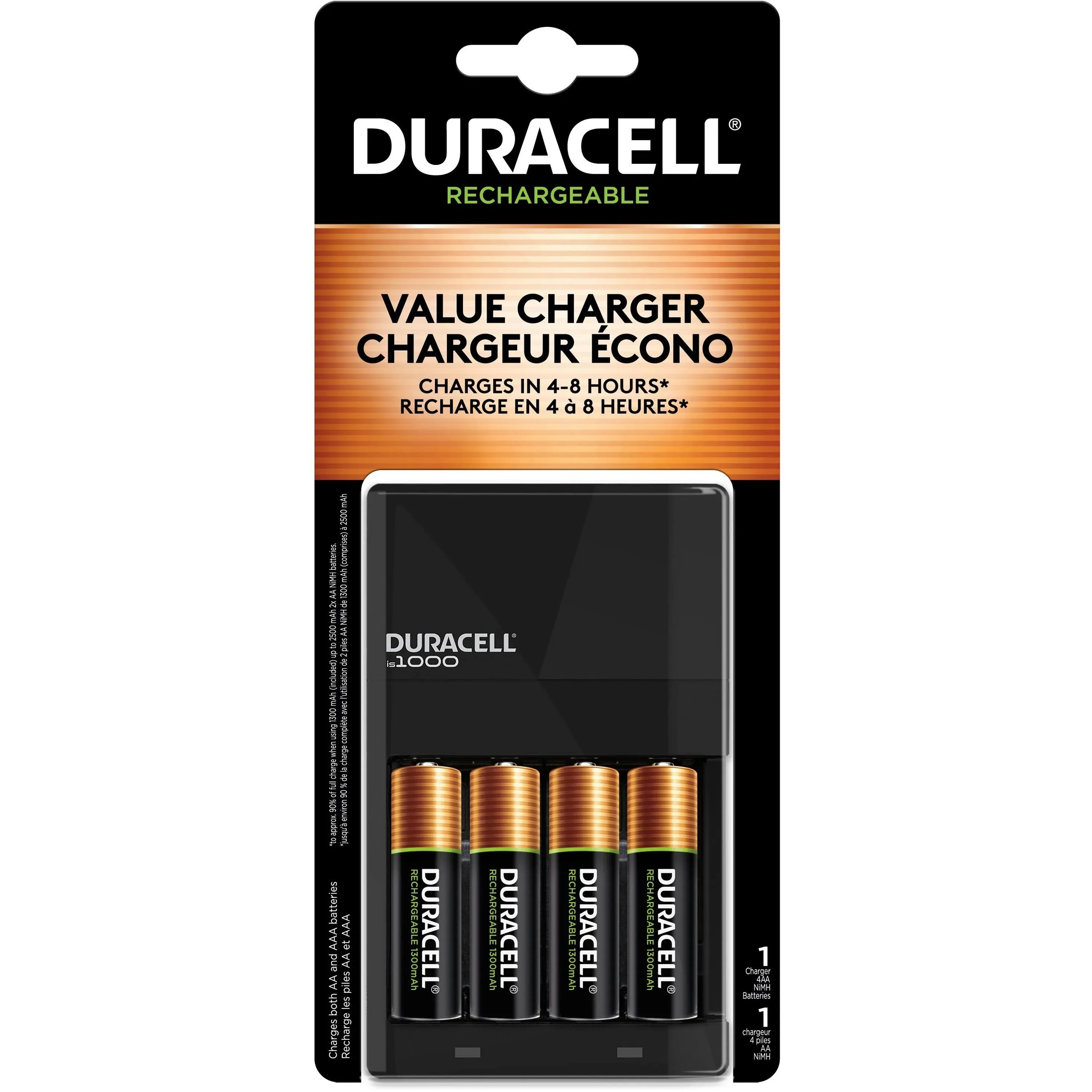 Duracell AA NiMH 15 Minute Charger