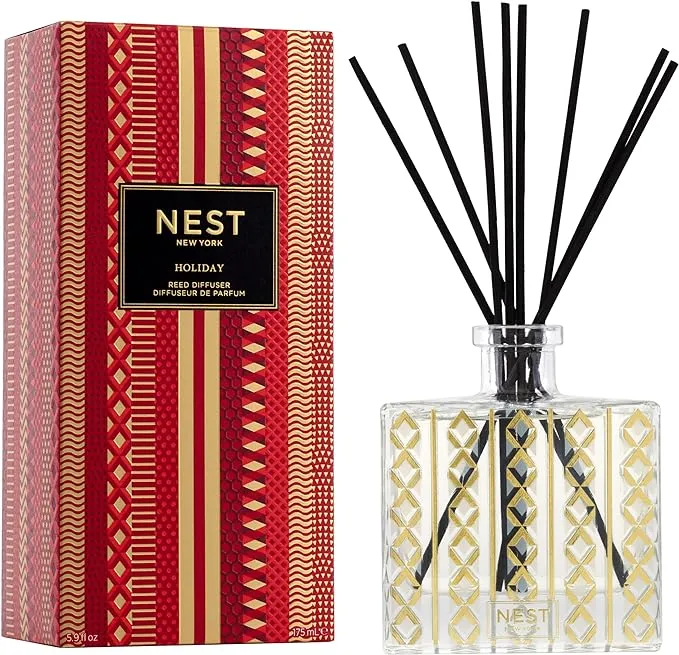 NEST Fragrances Reed Diffuser- Holiday , 5.9 fl oz