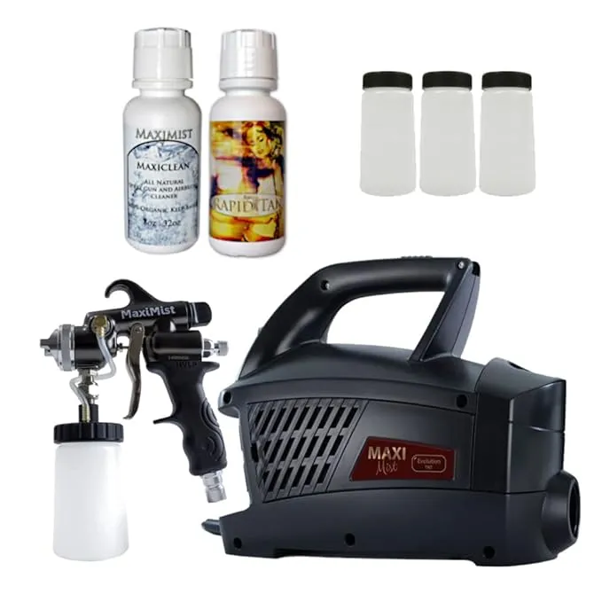 MaxiMist Evolution Pro Mobile Spray Tanning System - Professional Use HVLP