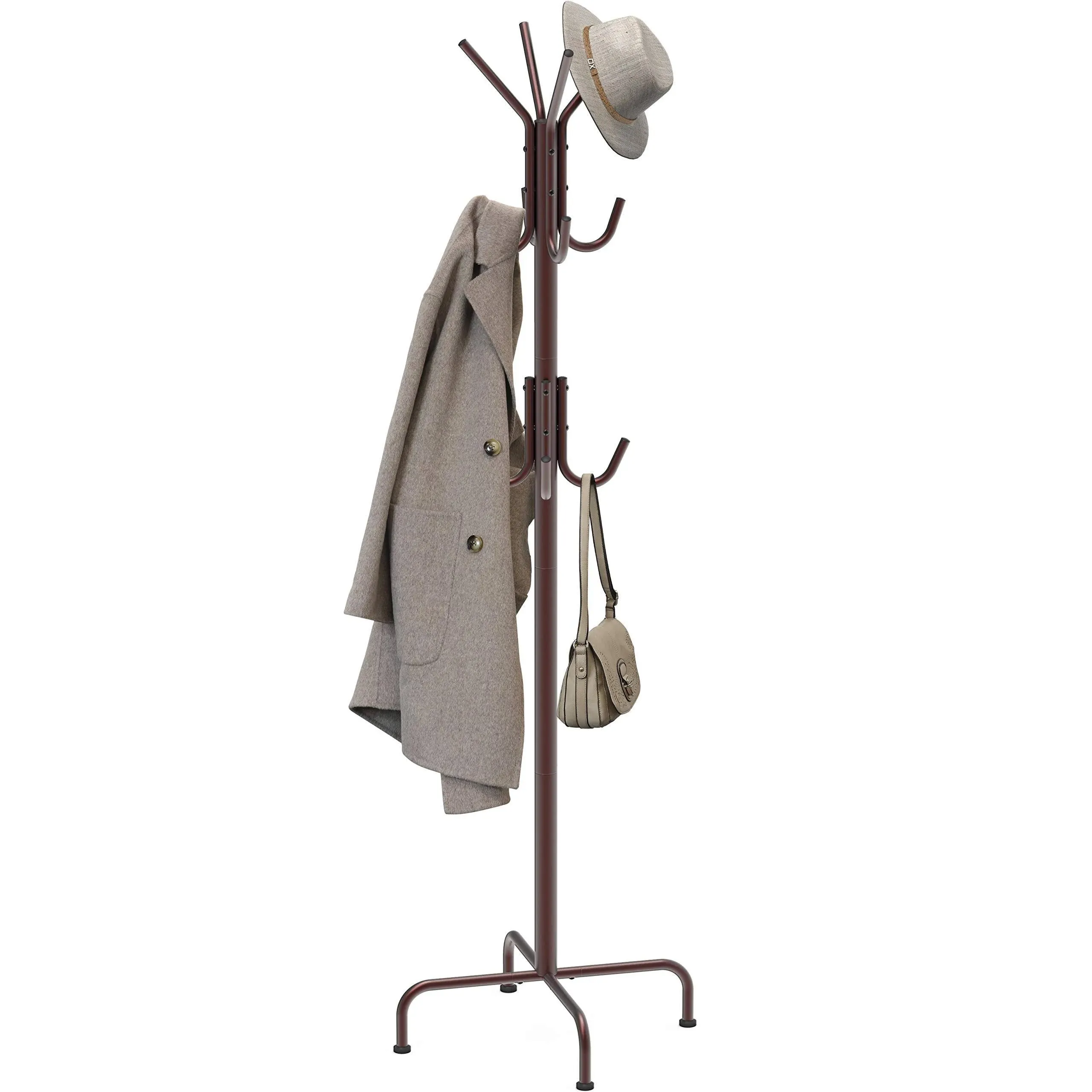 Simple Houseware Standing Coat and Hat Hanger Organizer Rack