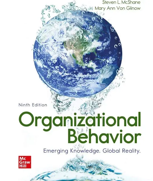 ISE Organizational Behavior (ISE HED IRWIN MANAGEMENT) by McShane