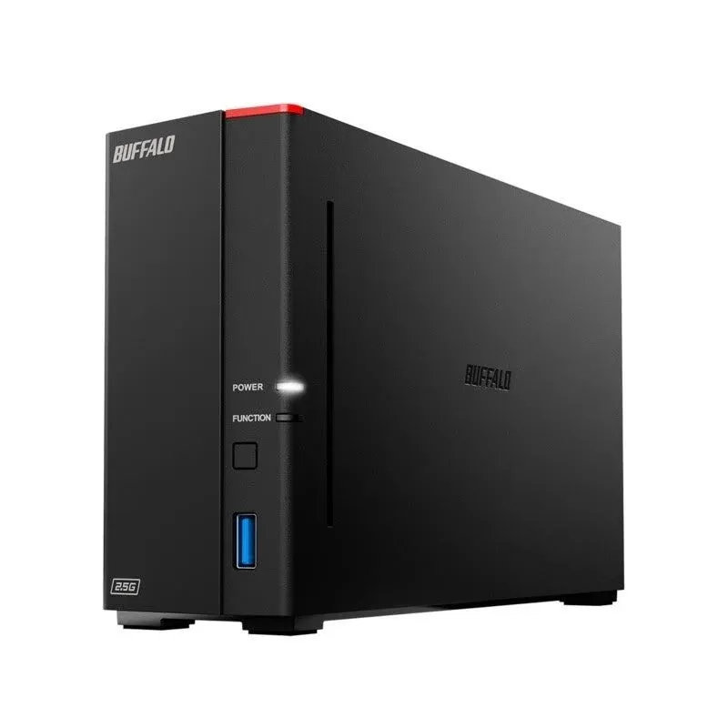 Buffalo LinkStation 710D 8TB Hard Drives Included (1 x 8TB 1 Bay)