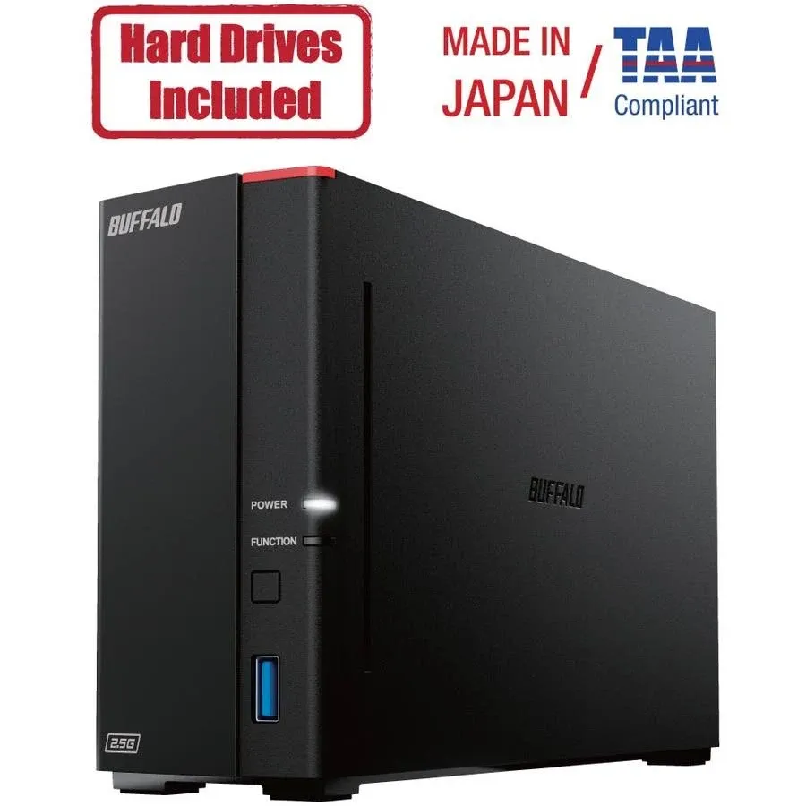 Buffalo LinkStation 710D 2TB Hard Drives Included (1 x 2TB 1 Bay)