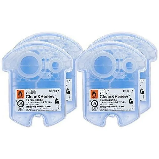 Braun Clean & Renew Refill Cartridges CCR - 4 Pack