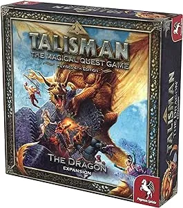 Talisman (Revised 4th Edition) – A Board Game by Pegasus Spiele 2-6 Players – Board Games for Family 90 Mins of Gameplay – Games for Family Game Night – for Kids and Adults Ages 14+ - English Version