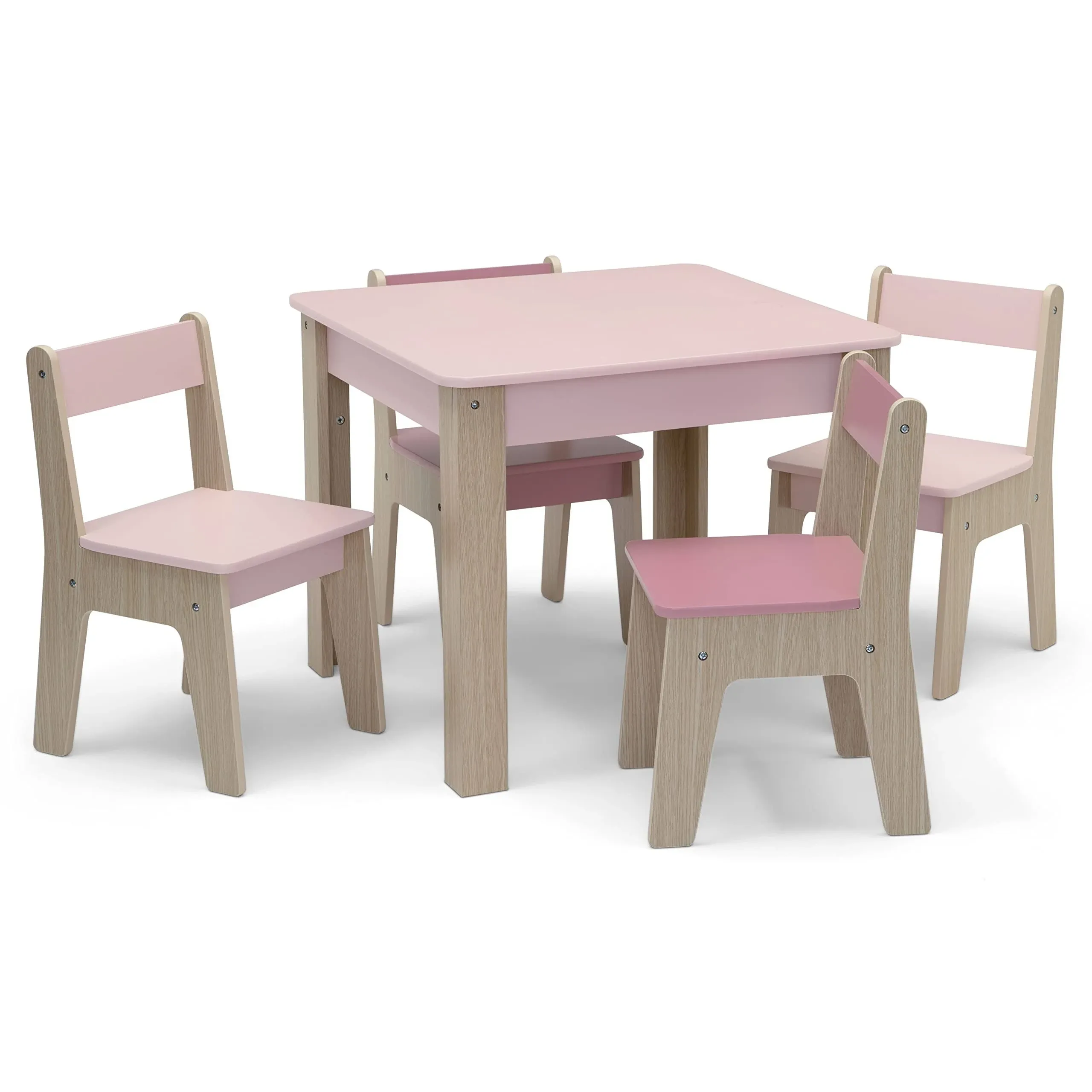 Gapkids Table and 4 Chair Set - Delta Children Blush (1271)