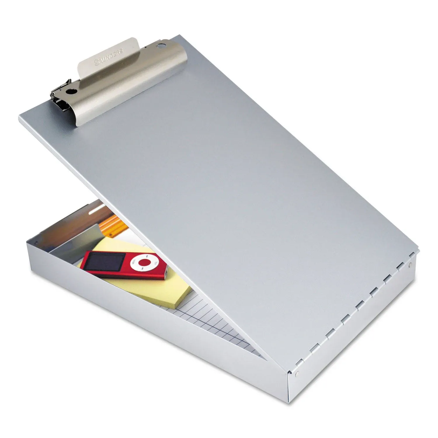 Saunders - SAU11017 - Redi-Rite Aluminum Storage Clipboard, 8-1/2 x 12, Silver