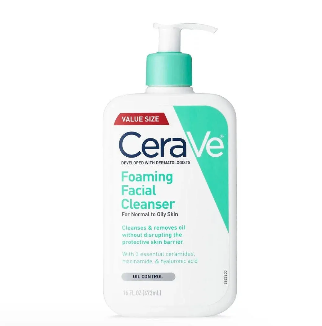 CeraVe Foaming Facial Cleanser | 12 Fl. Oz | Daily Face