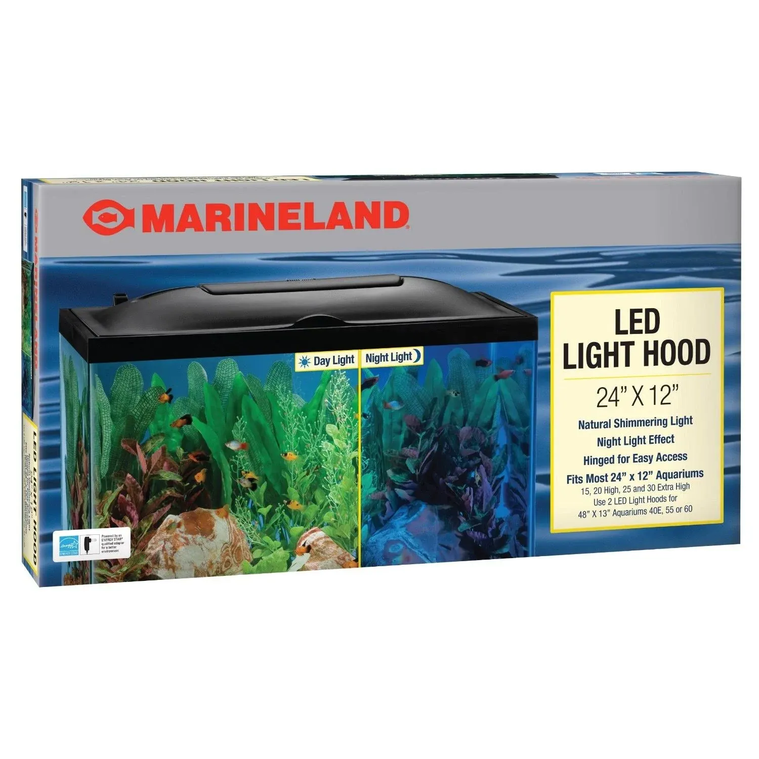 Marineland LED Aquarium Light Hood (24"L x 12"W)