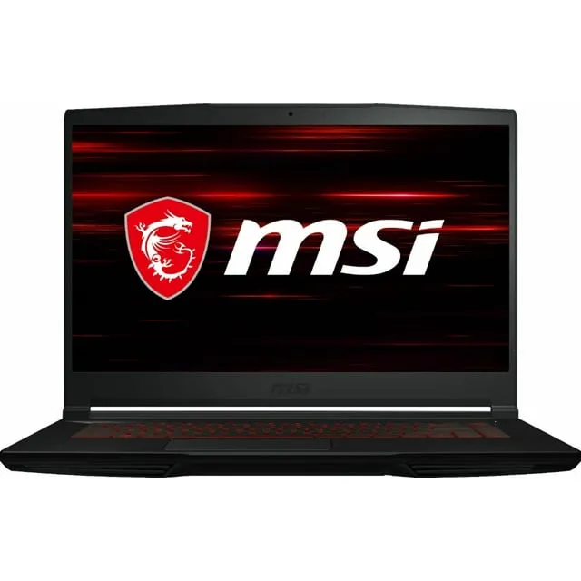 MSI - Gf63 15.6" Gaming Laptop - Intel Core i5 - Nvidia GeForce Gtx1650 - 256GB SSD - 8GB Memory - Black