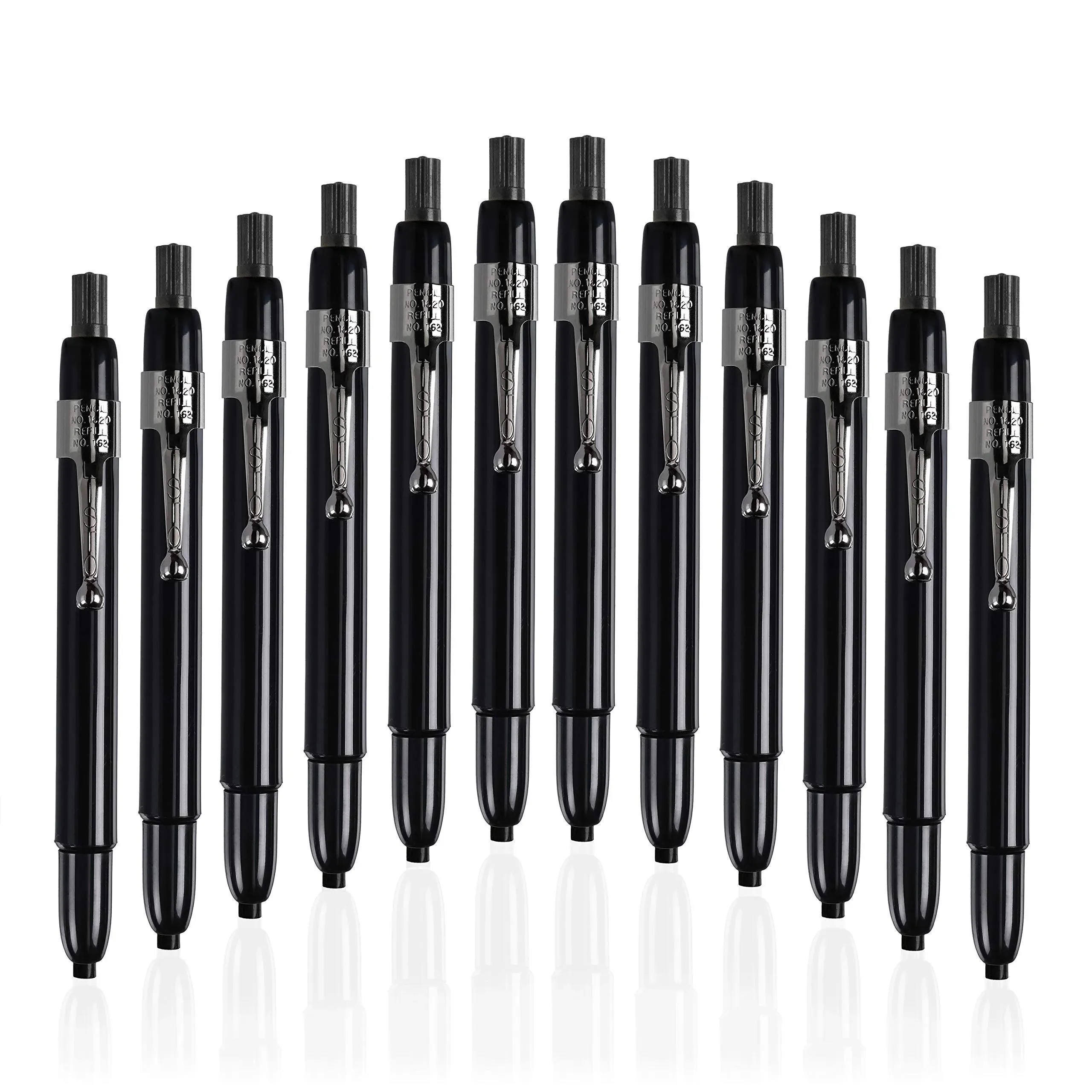 Listo 1620 - Box of 12 - Black Color - China Markers/Grease Pencils/China Marking ...