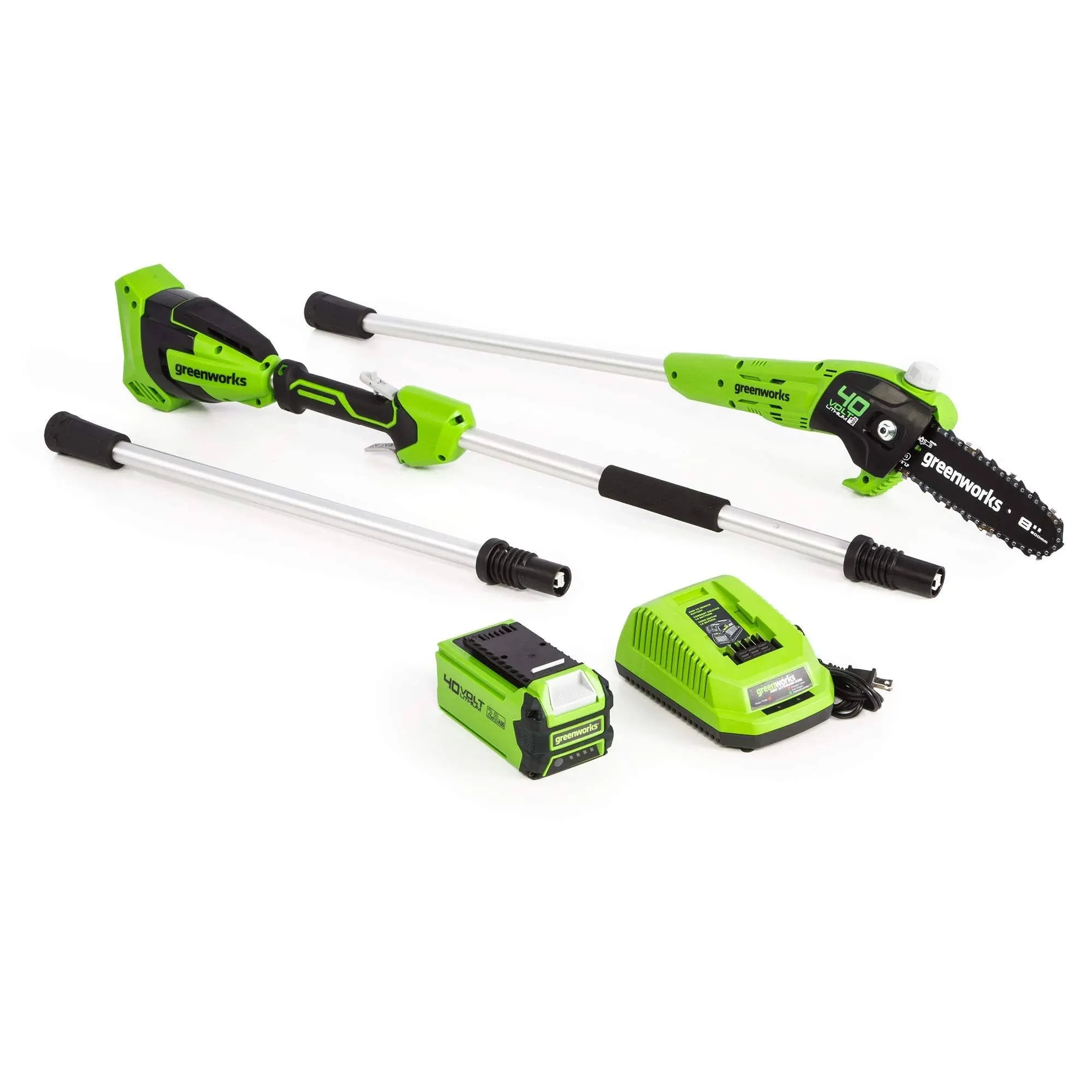 Greenworks PS40B210 8-Inch 40V Cordless Pole Saw