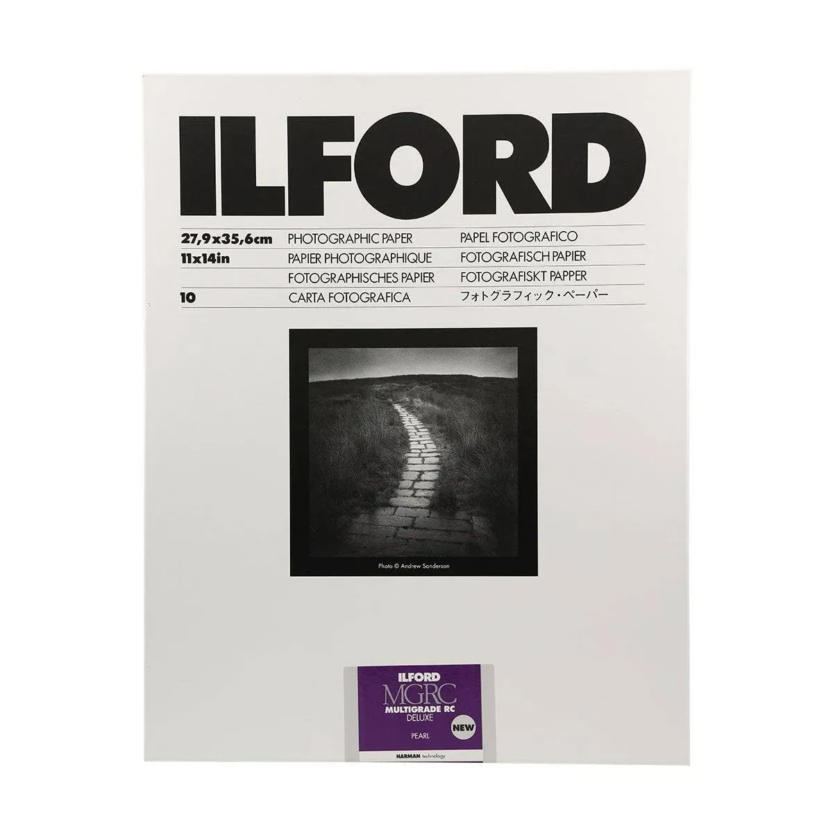 Ilford Multigrade RC Deluxe Paper (Pearl, 11 x 14in, 10 Sheets)