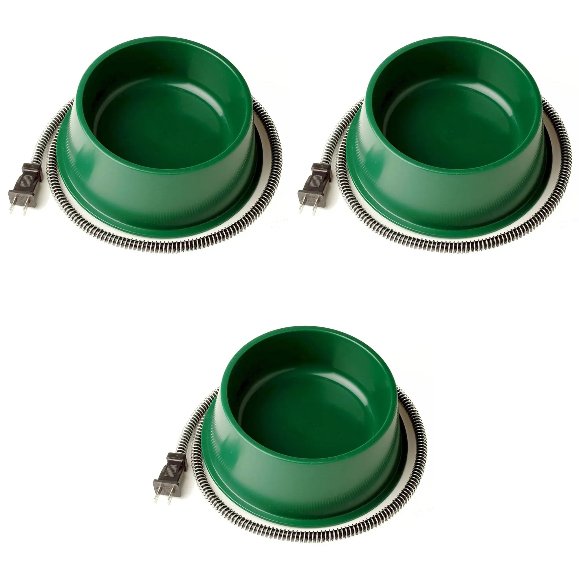 Farm Innovators Heated Pet Bowl 1 Qt. Green Model QT-1