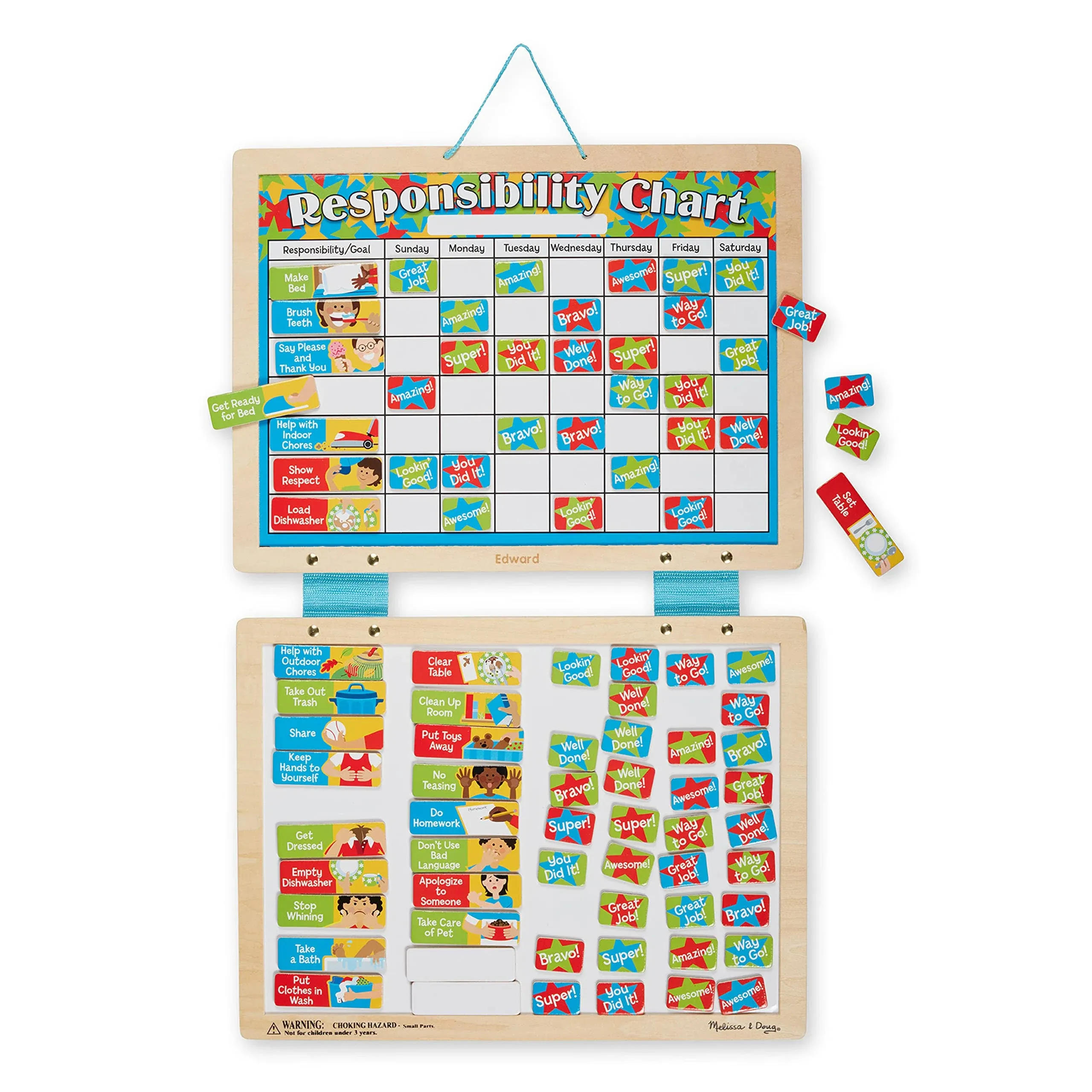 Melissa & Doug Magnetic Responsibility Chart