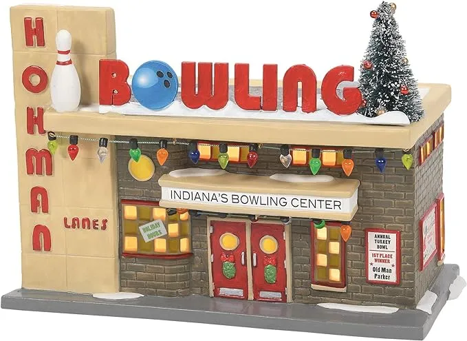 Department 56 A Christmas Story Village Hohman Lanes Bowling