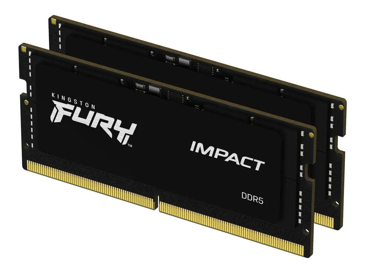 Kingston Fury Impact 16GB 32GB DDR5 6400 CL38 SODIMM XMP Memory Module Kit