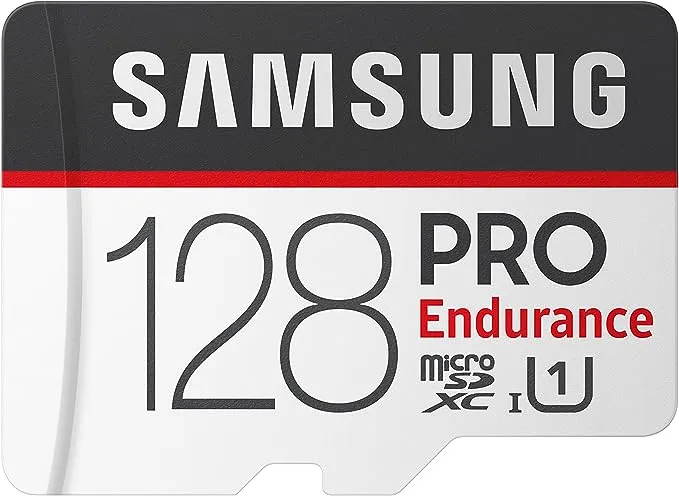 Samsung PRO Endurance 128GB 100MB/s (U1) MicroSDXC Memory Card with Adapter (MB-MJ128GA/AM)