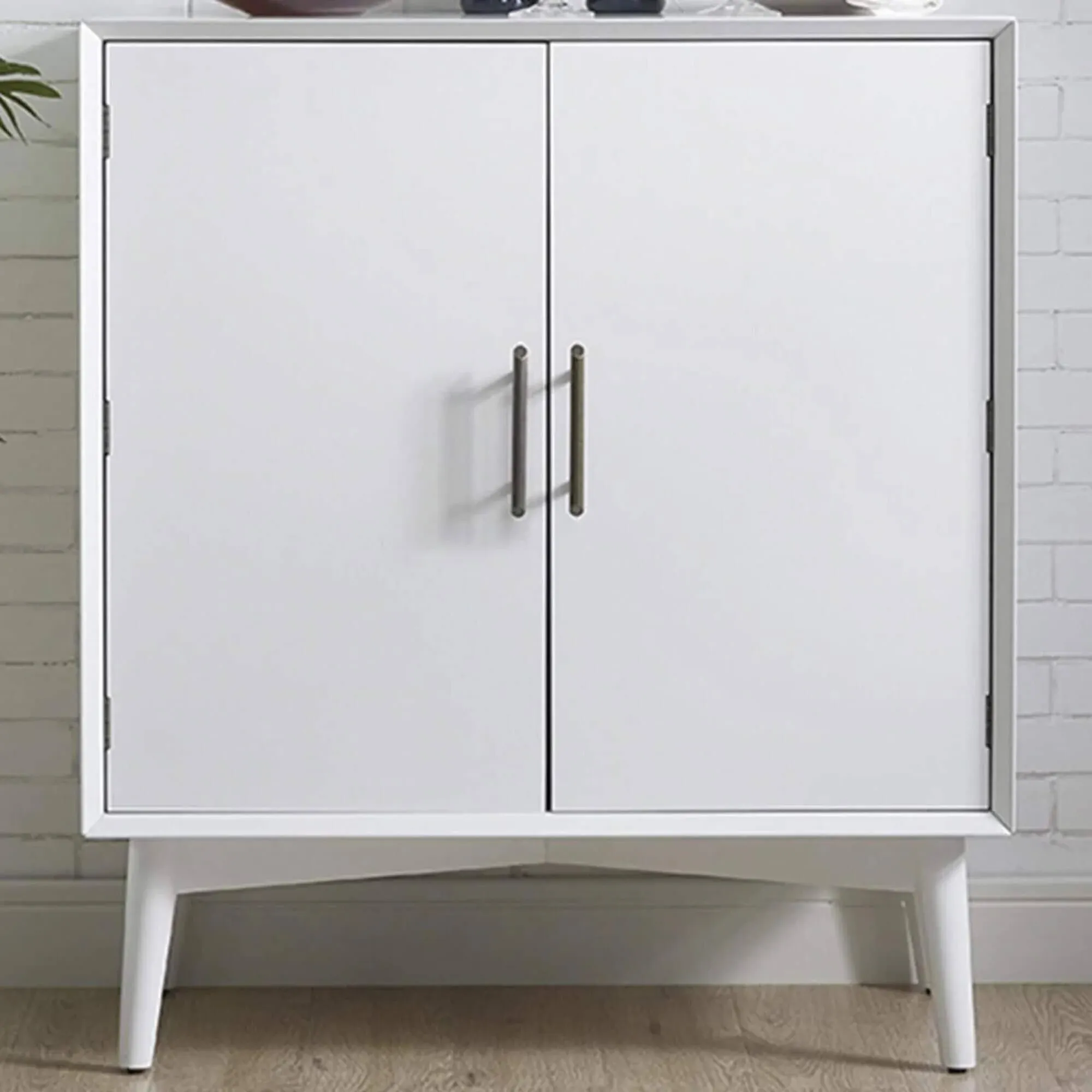 Crosley Landon Bar Cabinet White