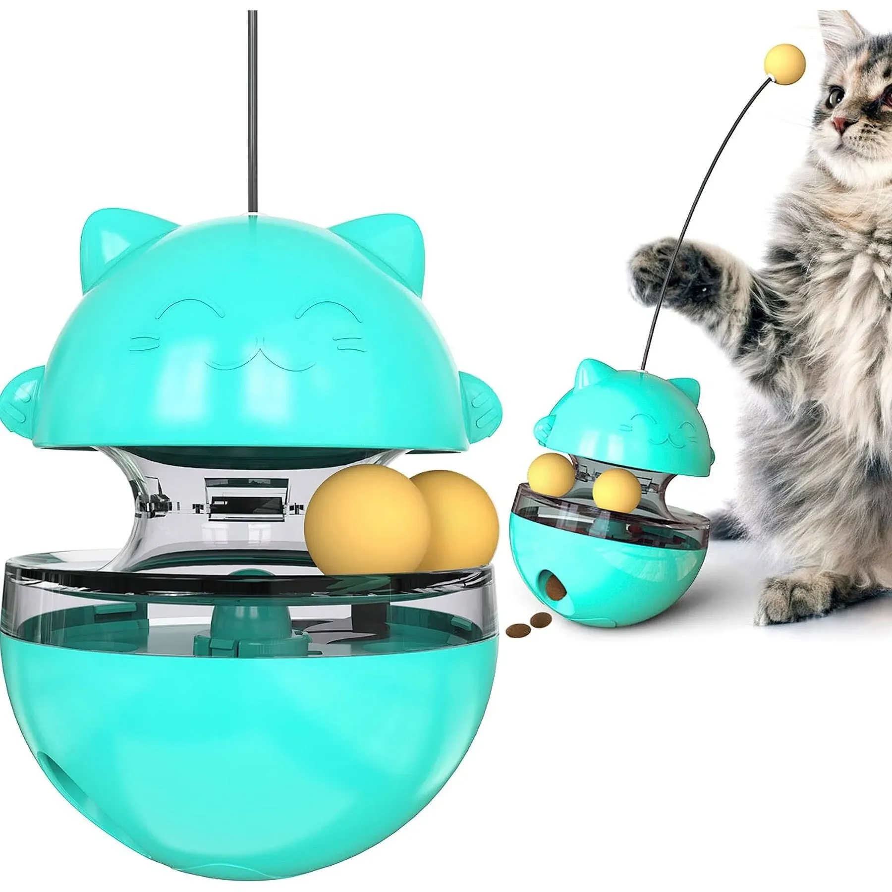 Petsniceshop Cat Treat Dispenser Toy