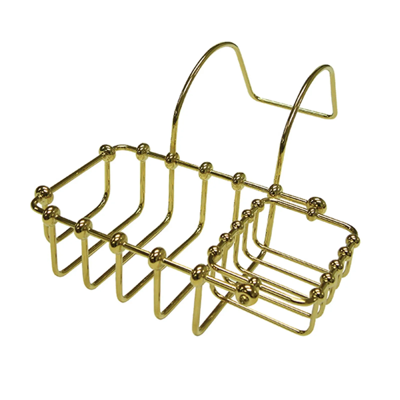 Kingston Brass CC2172 7" Swivel Soap and Sponge Holder, Polished Brass - Kingston Brass CC2172