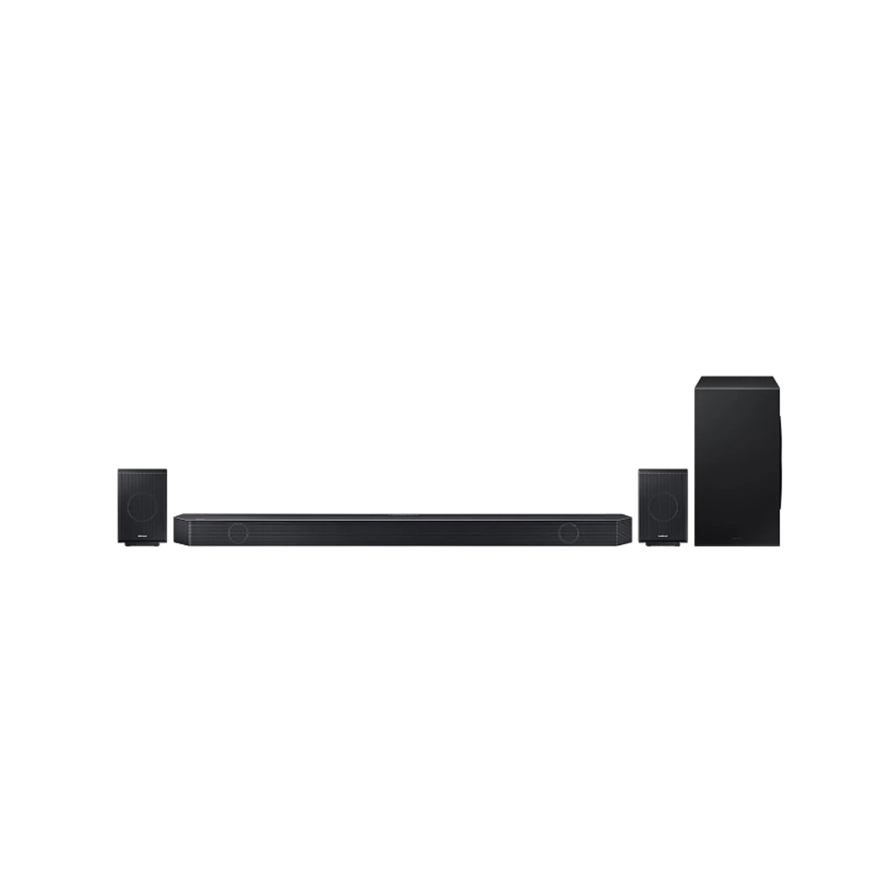 SAMSUNG Barra de sonido HW-Q990C de 11.1.4 canales con audio Dolby inalámbrico, altavoces traseros incluidos con Q-Symphony, SpaceFit Sound Pro, sonido adaptativo, modo de juego Pro, Airplay 2, AVA,