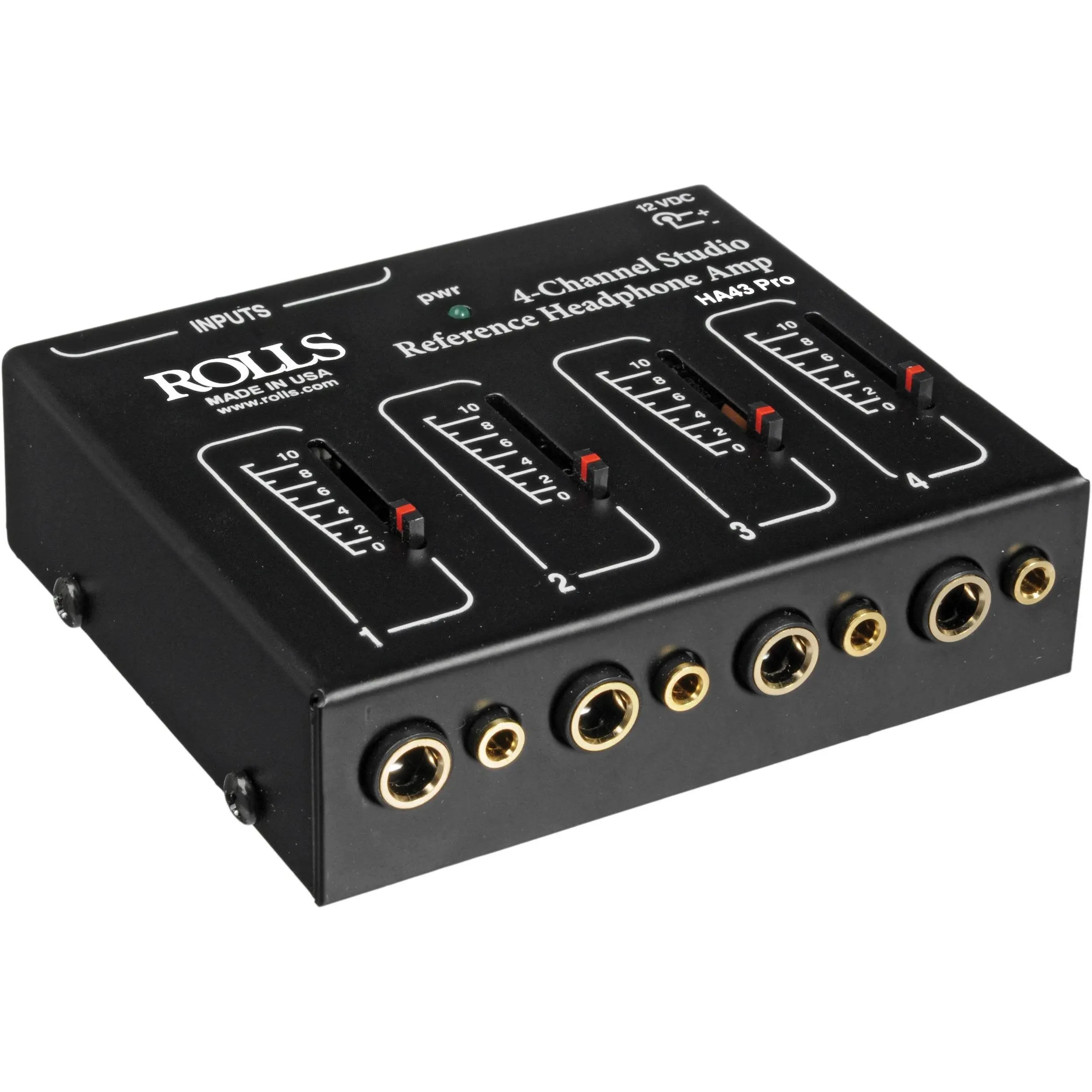 Rolls HA43 Pro Four-Channel Stereo Headphone Amplifier (L1111-3002)