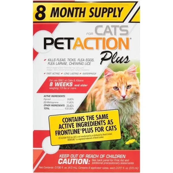 PetAction Pro for Cats and Kittens 8 Month Supply - Sam's Club