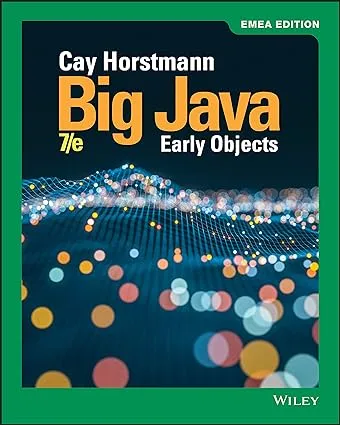 Big Java: Early Objects