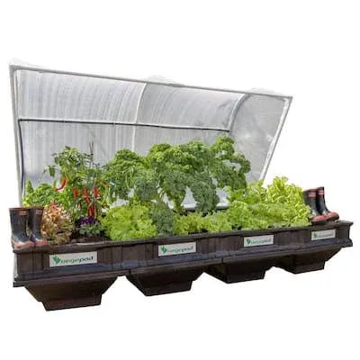 Vegepod Raised Garden Bed Kit - Large 78.7 in. x 39.4 in. (2 m x 1 m) Container with Protective Cover, Self Watering C0007