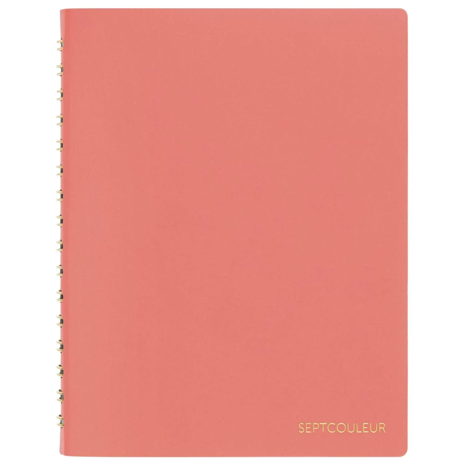 Maruman Septcouleur Notebook - A6 - 3 mm Grid - Coral Pink