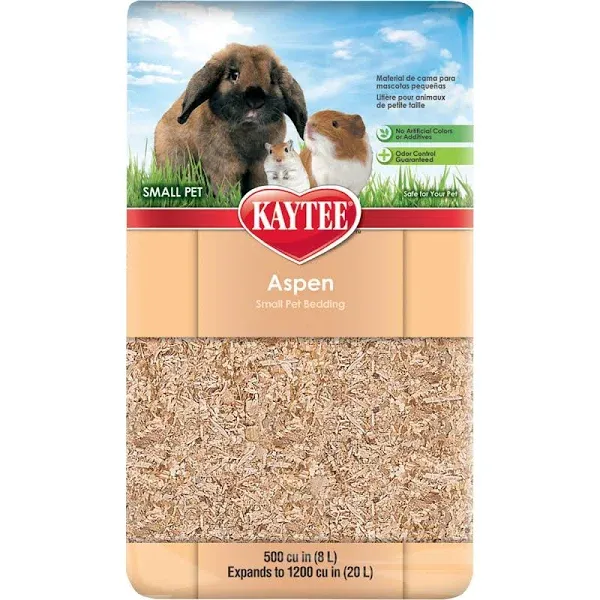 Kaytee Aspen Small Pet Bedding 1200 Cubic Foot, Size: 500 Cubin Inches