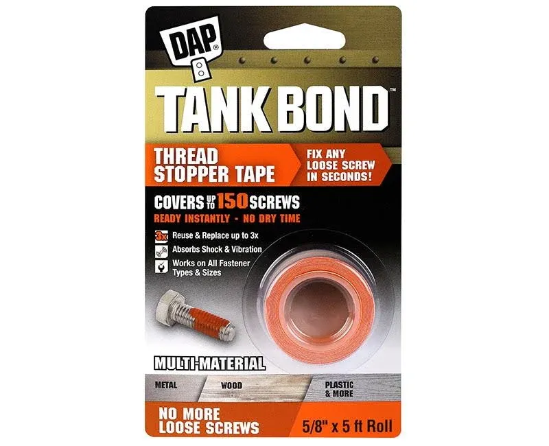 Dap 7079800169 Tank Bond Thread Stopper Tape, 5/8 inch x 5 Feet