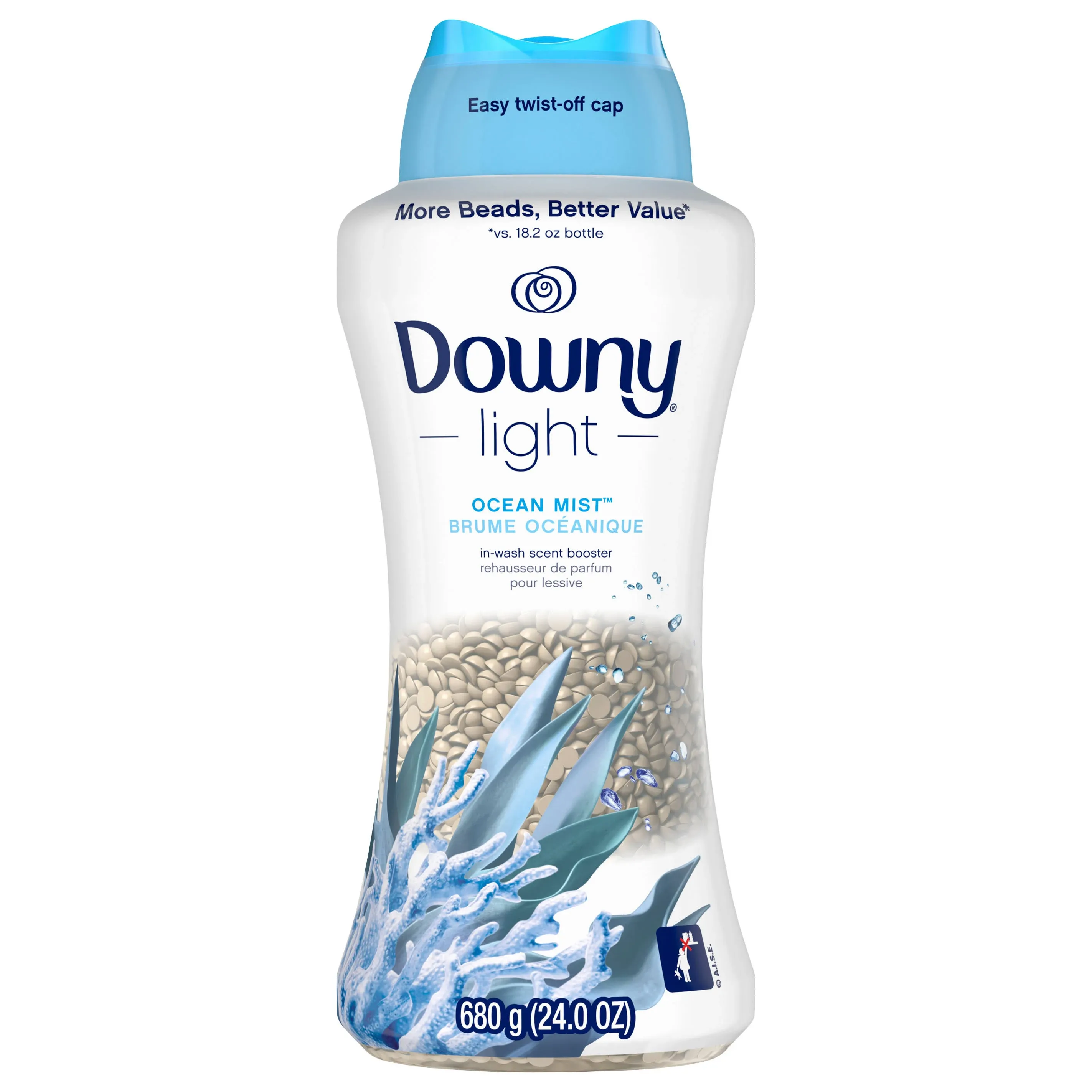 Downy Light Ocean Mist Scent Booster Beads 24 oz