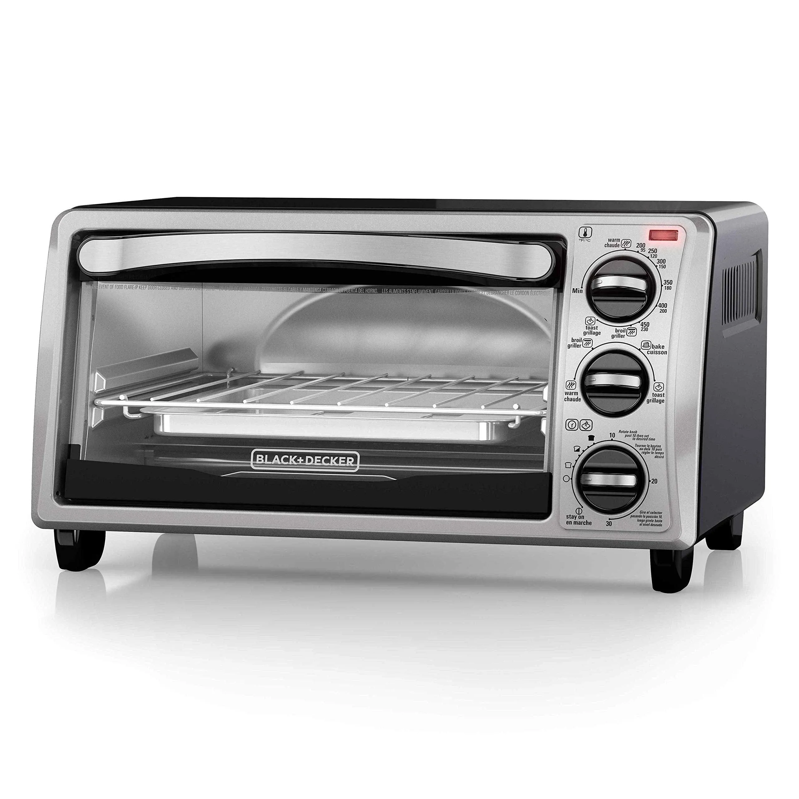 Black & Decker 4-Slice Toaster Oven - To1313sbd