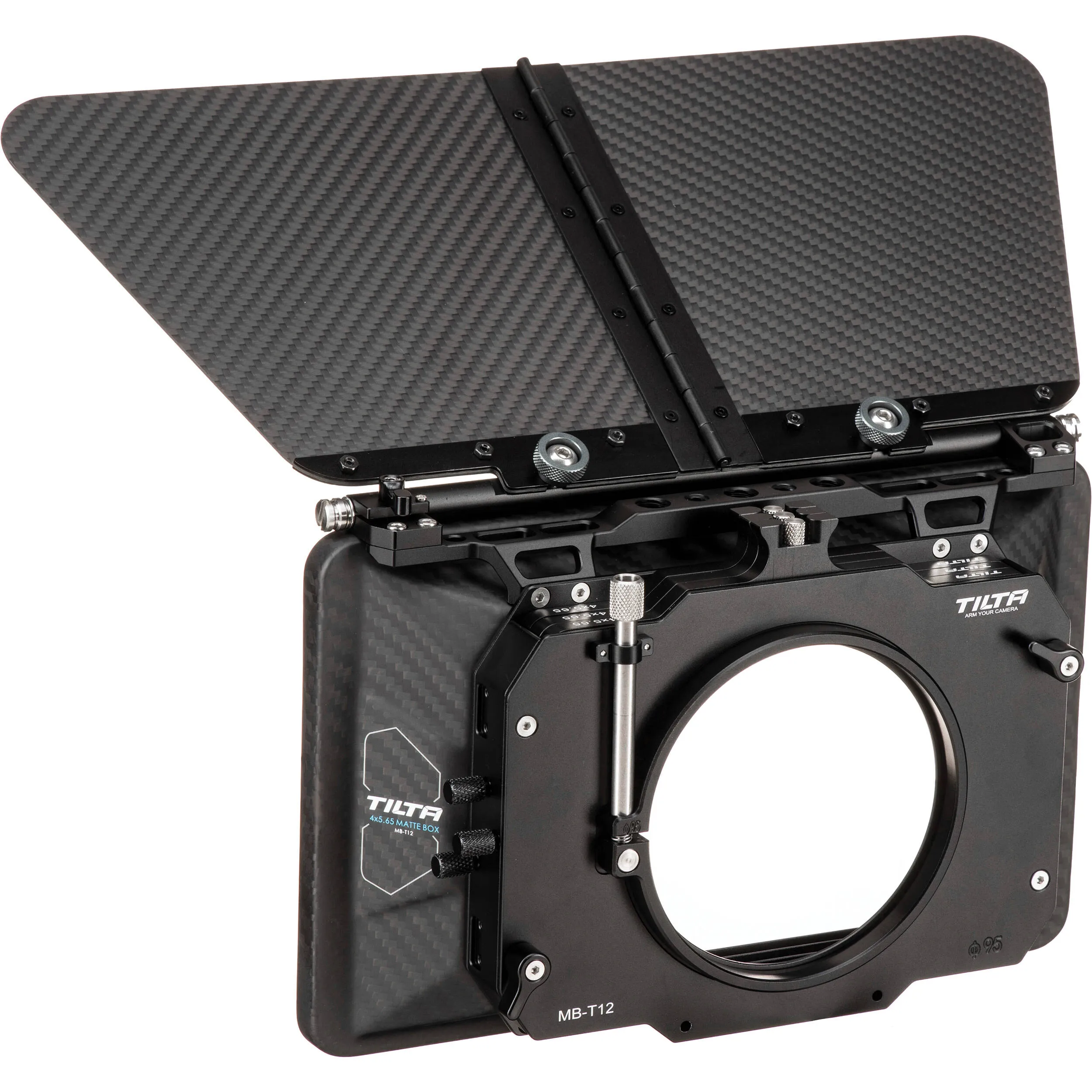 Tilta 3-Stage 4 x 5.65" Carbon Fiber Clip-On Matte Box (95mm Back)