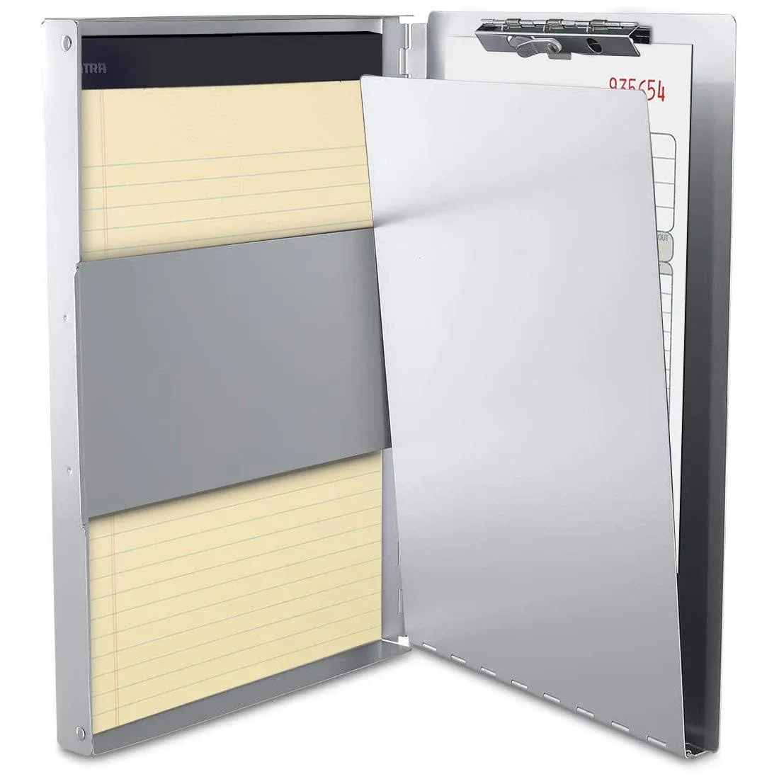 Sunnyclip Aluminum Clipboard with Storage Form Holder