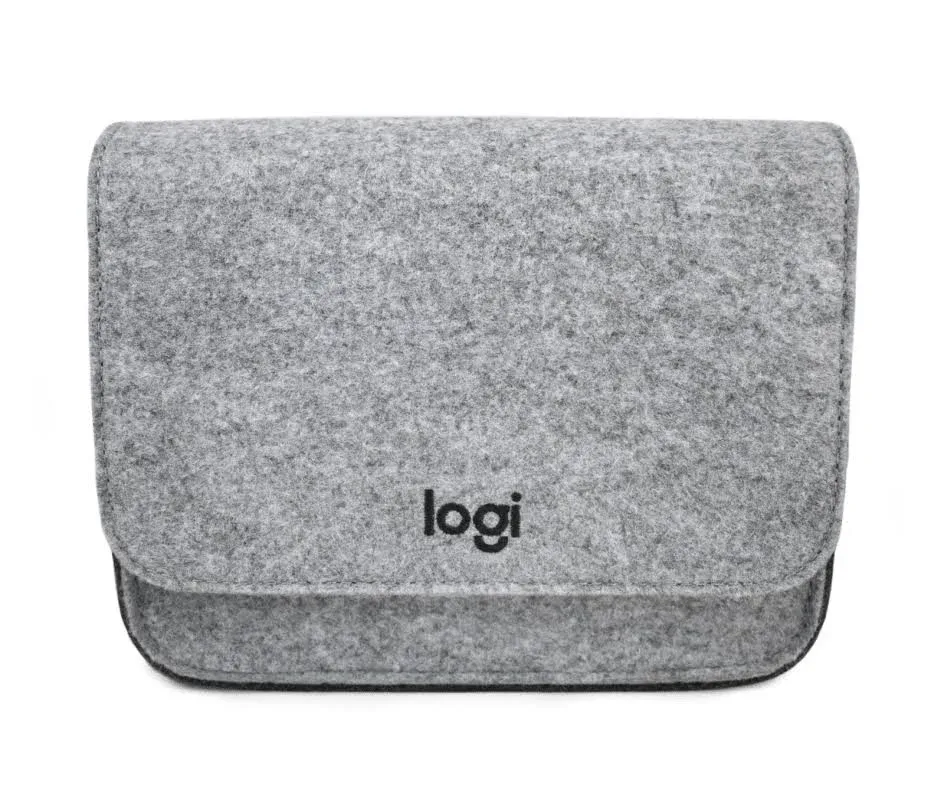 Logitech MX Travel Case Mouse Messenger Case Velcro Grey