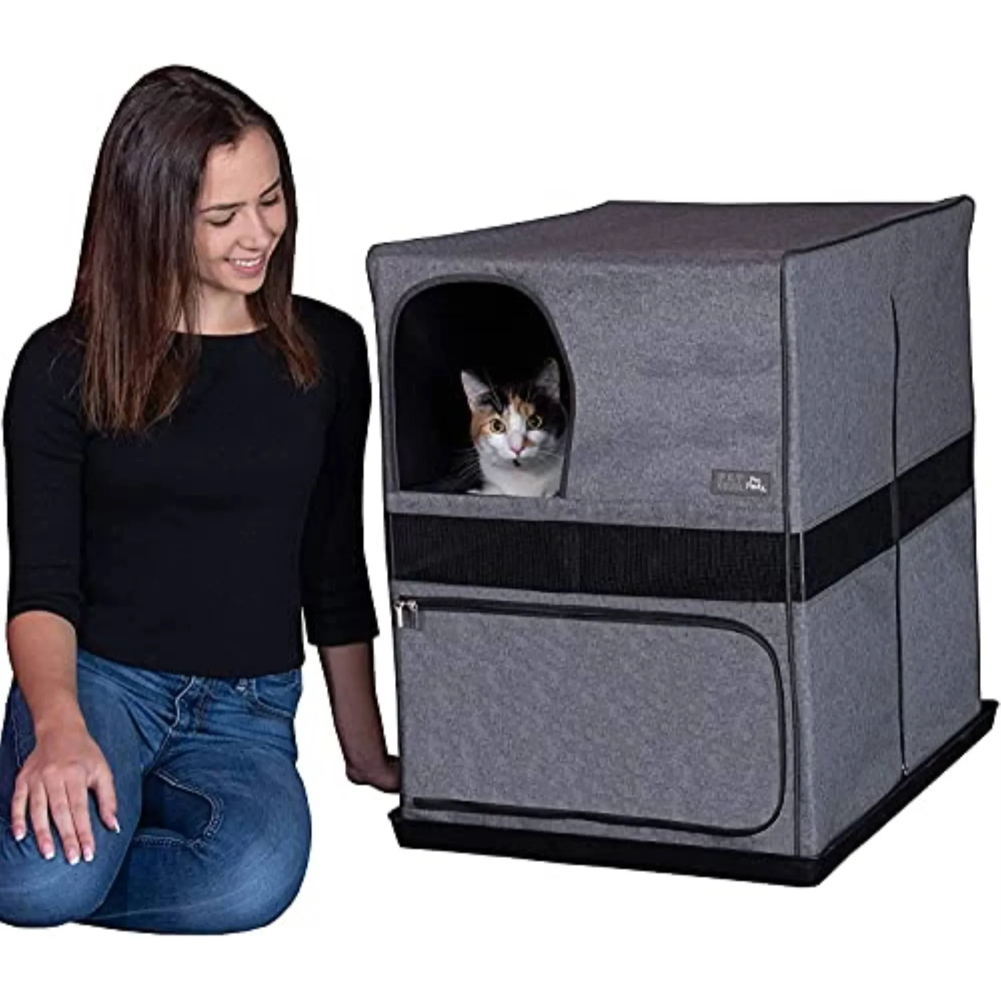 Pet Gear Gray Pro Pawty for Cats Space Saver