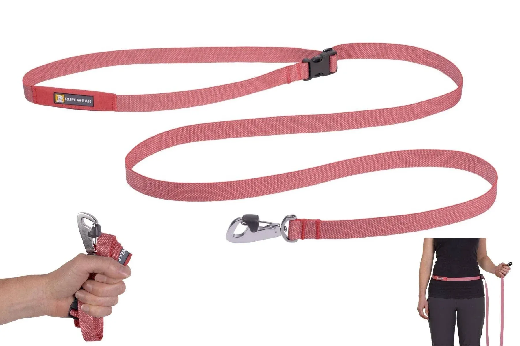 Ruffwear Flagline Dog Leash, Salmon Pink